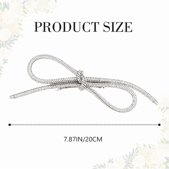 Rhinestone Crystal Hair Clip main image 6